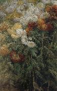 Gustave Caillebotte The chrysanthemum in the garden Spain oil painting reproduction